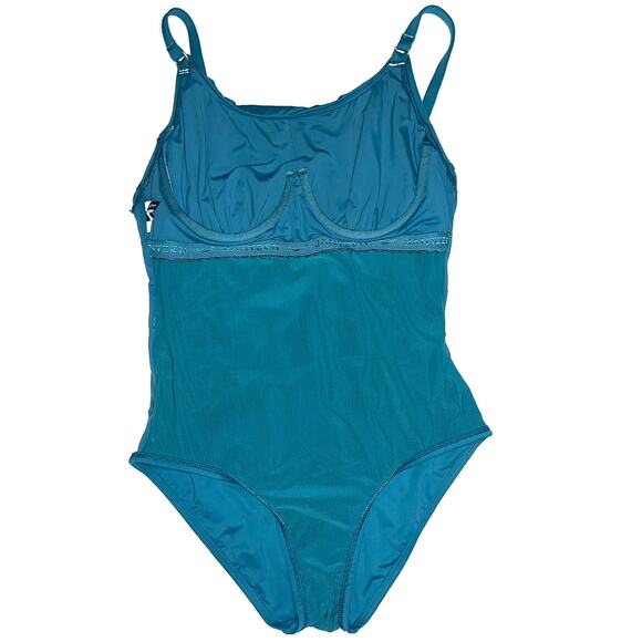 Jantzen Mio Mia Underwire One Piece Swimsuit in Azure - Picture 11 of 15